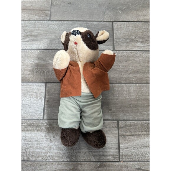 VTG Rushton Badger Soft Plush Wind In The Willow? 18in HTF Figure - Picture 2 of 7